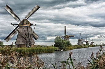 Die Kinderdijk Molens Kopie