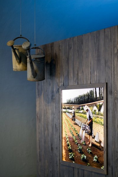 Giesskannen mit Bild