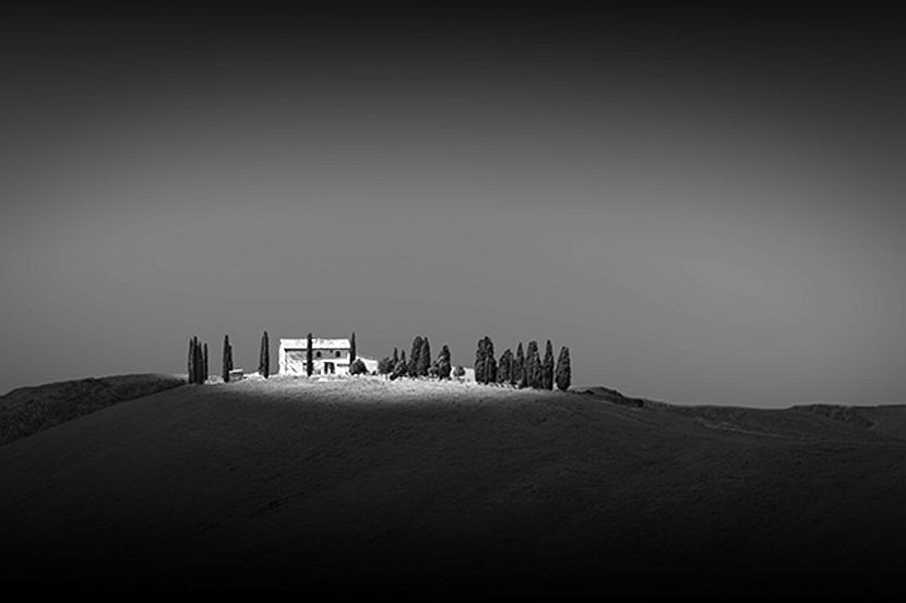 Houben_Val d´Orcia Juli Austausch Licht und Schatten 40x50